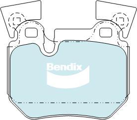 BENDIX DB2196 EURO+ - Kit pastiglie freno, Freno a disco autozon.pro