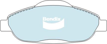 BENDIX DB2119 EURO+ - Kit pastiglie freno, Freno a disco autozon.pro