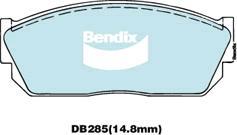 BENDIX DB285 MKT - Kit pastiglie freno, Freno a disco autozon.pro