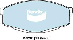 BENDIX DB281 GCT - Kit pastiglie freno, Freno a disco autozon.pro