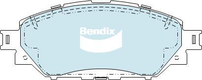 BENDIX DB2369 HD - Kit pastiglie freno, Freno a disco autozon.pro