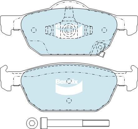 BENDIX DB2308 GCT - Kit pastiglie freno, Freno a disco autozon.pro