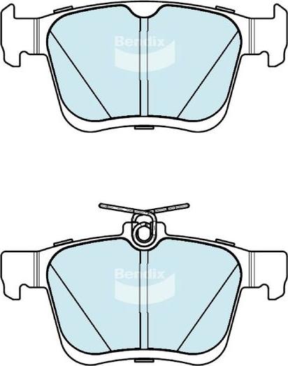 BENDIX DB2384 MKT - Kit pastiglie freno, Freno a disco autozon.pro