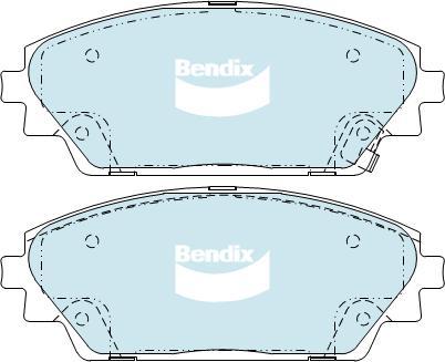 BENDIX DB2330 GCT - Kit pastiglie freno, Freno a disco autozon.pro