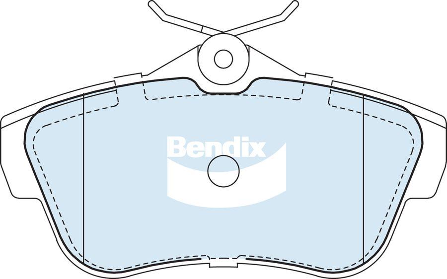 BENDIX DB2327 MKT - Kit pastiglie freno, Freno a disco autozon.pro