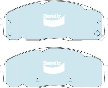 BENDIX DB2249 GCT - Kit pastiglie freno, Freno a disco autozon.pro