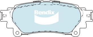 BENDIX DB2245 4WD - Kit pastiglie freno, Freno a disco autozon.pro