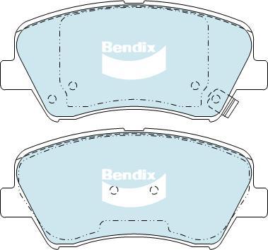 BENDIX DB2240 MKT - Kit pastiglie freno, Freno a disco autozon.pro