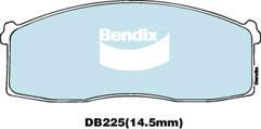 BENDIX DB225 GCT - Kit pastiglie freno, Freno a disco autozon.pro