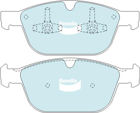 BENDIX DB2218 4WD - Kit pastiglie freno, Freno a disco autozon.pro