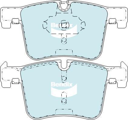 BENDIX DB2223 EURO+ - Kit pastiglie freno, Freno a disco autozon.pro