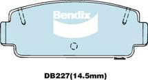 BENDIX DB227 GCT - Kit pastiglie freno, Freno a disco autozon.pro