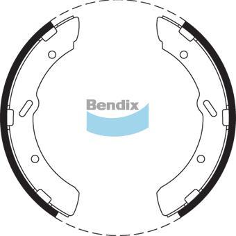 BENDIX DS6653 - Kit ganasce freno autozon.pro