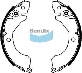 BENDIX DS6674 - Kit ganasce freno autozon.pro