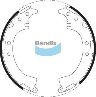 BENDIX DS2333 - Kit ganasce freno autozon.pro