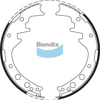 BENDIX DS2259 - Kit ganasce freno autozon.pro