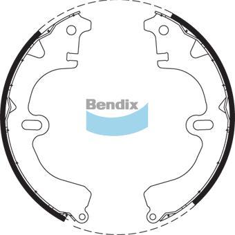 BENDIX DS2288 - Kit ganasce freno autozon.pro