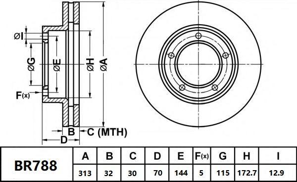 Ruville BFR530710 - Discofreno autozon.pro