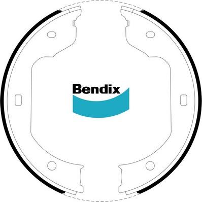 Bendix-AU BS5099 - Kit ganasce, Freno stazionamento autozon.pro