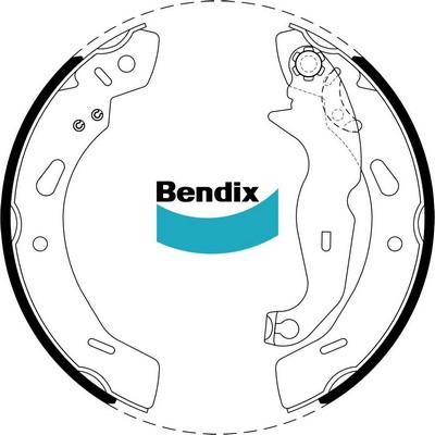 Bendix-AU BS5065 - Kit ganasce freno autozon.pro