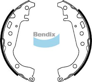 Bendix-AU BS5004 - Kit ganasce freno autozon.pro