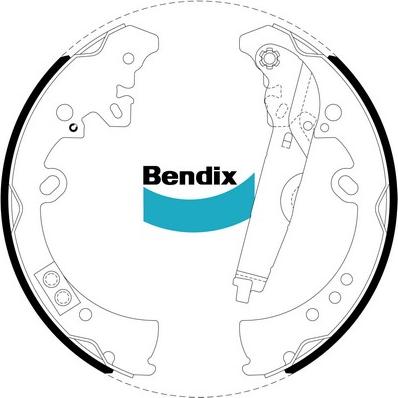 Bendix-AU BS5008 ULT4WD - Kit ganasce freno autozon.pro