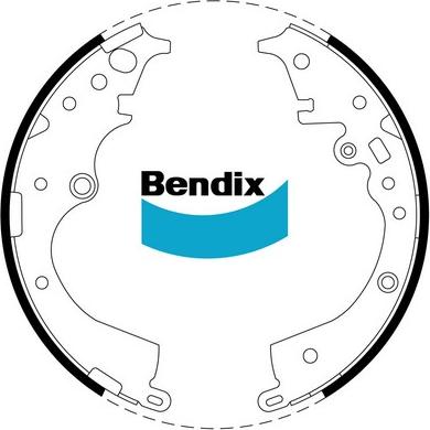 Bendix-AU BS5007 - Kit ganasce freno autozon.pro