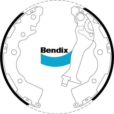 Bendix-AU BS5014 - Kit ganasce freno autozon.pro