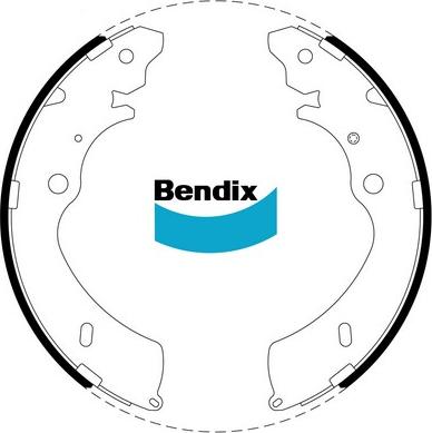 Bendix-AU BS5010 - Kit ganasce freno autozon.pro