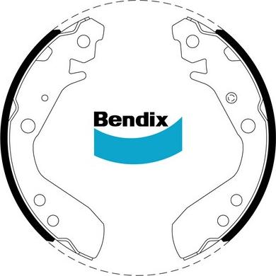 Bendix-AU BS5012 - Kit ganasce freno autozon.pro