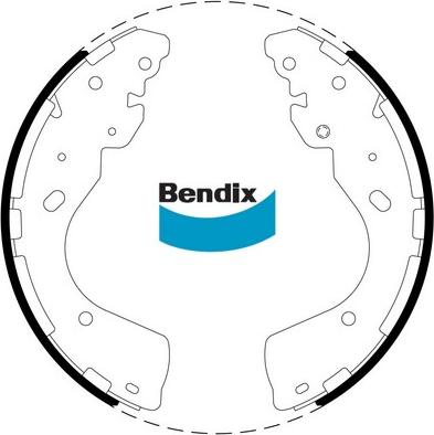 Bendix-AU BS5021 - Kit ganasce freno autozon.pro