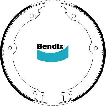 Bendix-AU BS5292 - Kit ganasce, Freno stazionamento autozon.pro