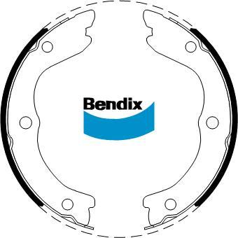 Bendix-AU BS5252 - Kit ganasce, Freno stazionamento autozon.pro