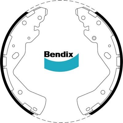 Bendix-AU BS5238 - Kit ganasce freno autozon.pro