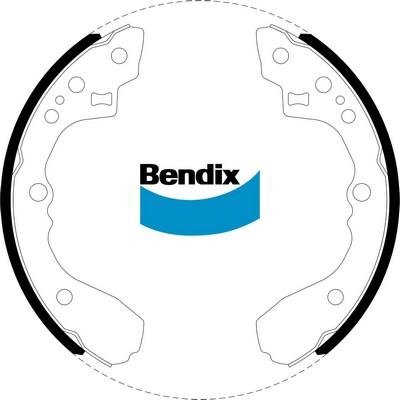 Bendix-AU BS1409 - Kit ganasce freno autozon.pro