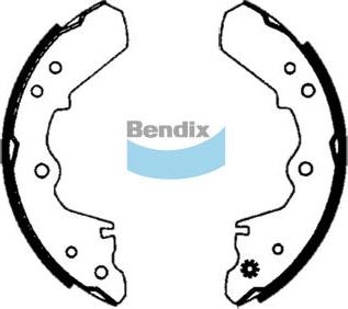 Bendix-AU BS1595 - Kit ganasce freno autozon.pro