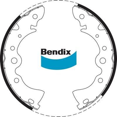 Bendix-AU BS1598 - Kit ganasce freno autozon.pro