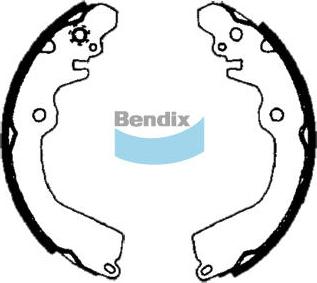 Bendix-AU BS1699 - Kit ganasce freno autozon.pro