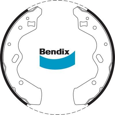 Bendix-AU BS1694 - Kit ganasce freno autozon.pro