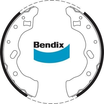 Bendix-AU BS1696 - Kit ganasce freno autozon.pro