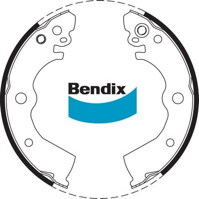 Bendix-AU BS1697 - Kit ganasce freno autozon.pro