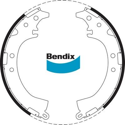 Bendix-AU BS1659 - Kit ganasce freno autozon.pro