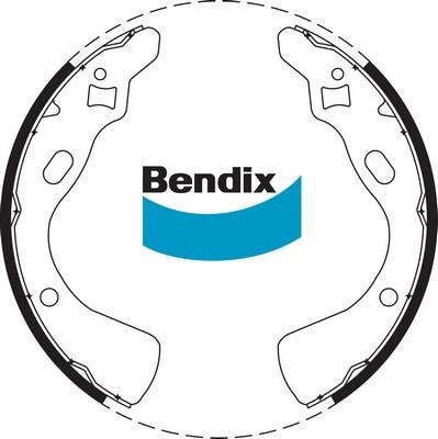 Bendix-AU BS1664 - Kit ganasce freno autozon.pro