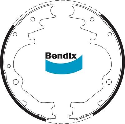 Bendix-AU BS1665 - Kit ganasce freno autozon.pro