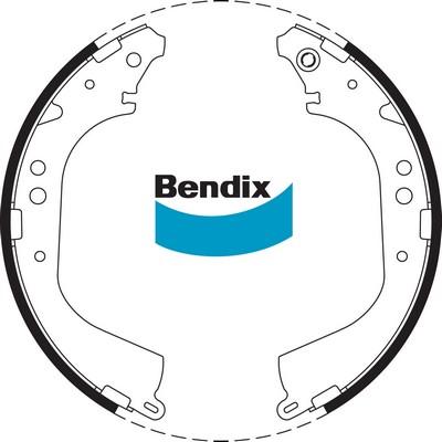 Bendix-AU BS1660 - Kit ganasce freno autozon.pro