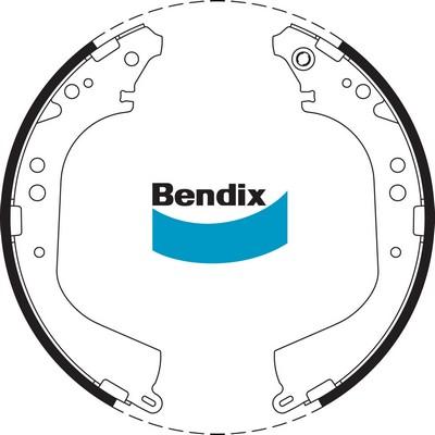 Bendix-AU BS1668 - Kit ganasce freno autozon.pro