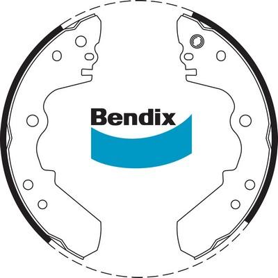 Bendix-AU BS1662 - Kit ganasce freno autozon.pro