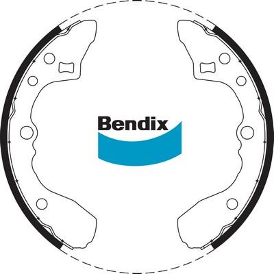 Bendix-AU BS1604 - Kit ganasce freno autozon.pro