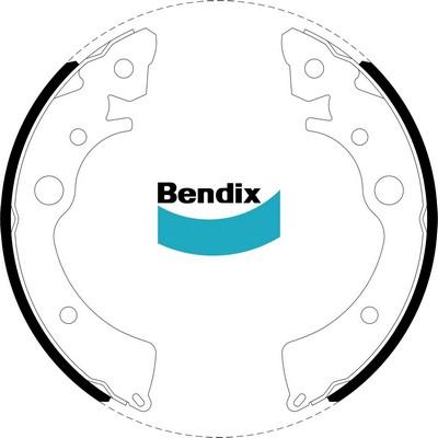 Bendix-AU BS1610 - Kit ganasce freno autozon.pro