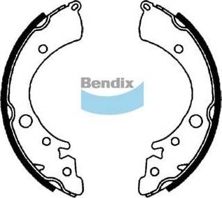 Bendix-AU BS1613 - Kit ganasce freno autozon.pro